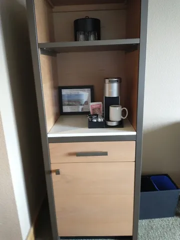 a close view of appliances