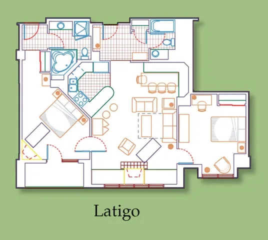 a white house sitting next to a white wall and next to a white wall