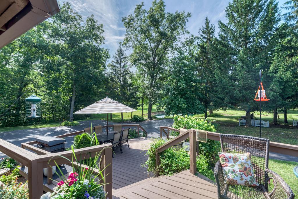 3205 West Southmor Road Morris, IL 60450 - Photo 13 of 74 a view of a deck with furniture and a yard