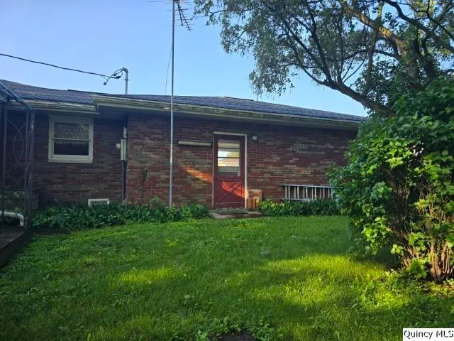a view of a door with a glass door