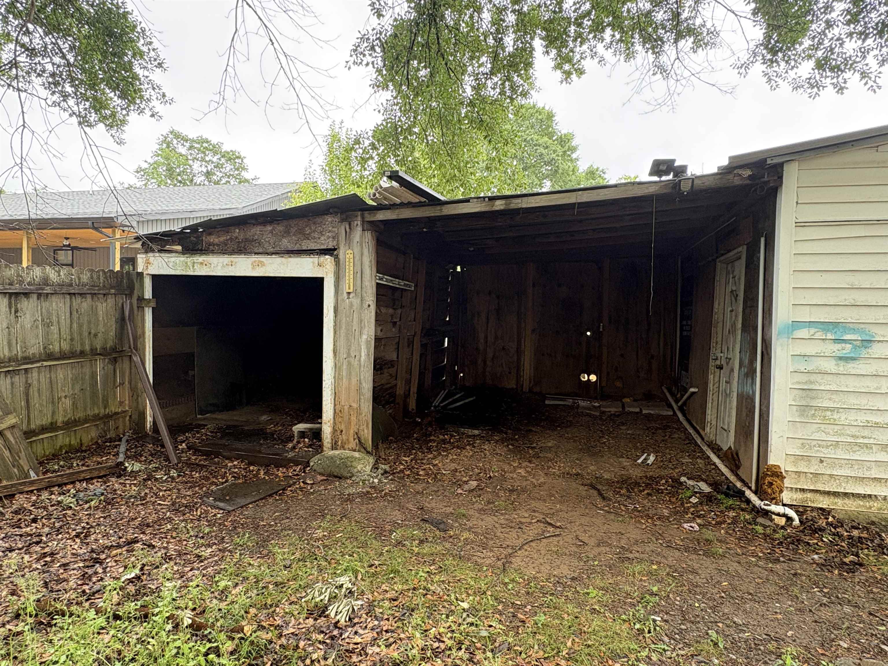 64 East Main Street Inman, SC 29349 - Photo 23 of 48 Carport-Fenced-Yard-trees