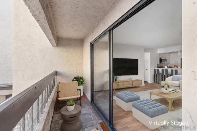 a view of a small space