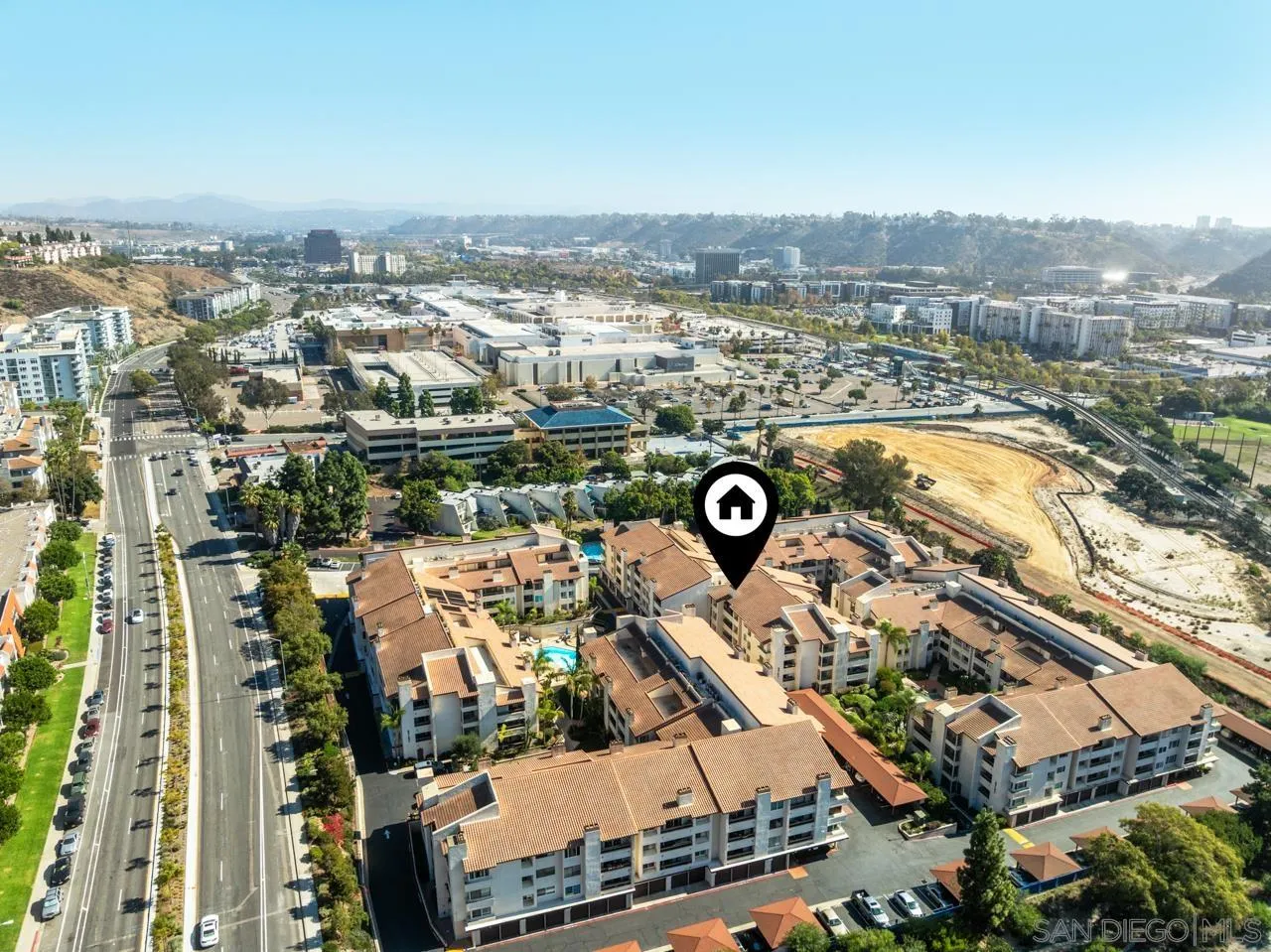 6747 Friars Road, Unit 110 San Diego, CA 92108 - Photo 21 of 24 an aerial view of a city