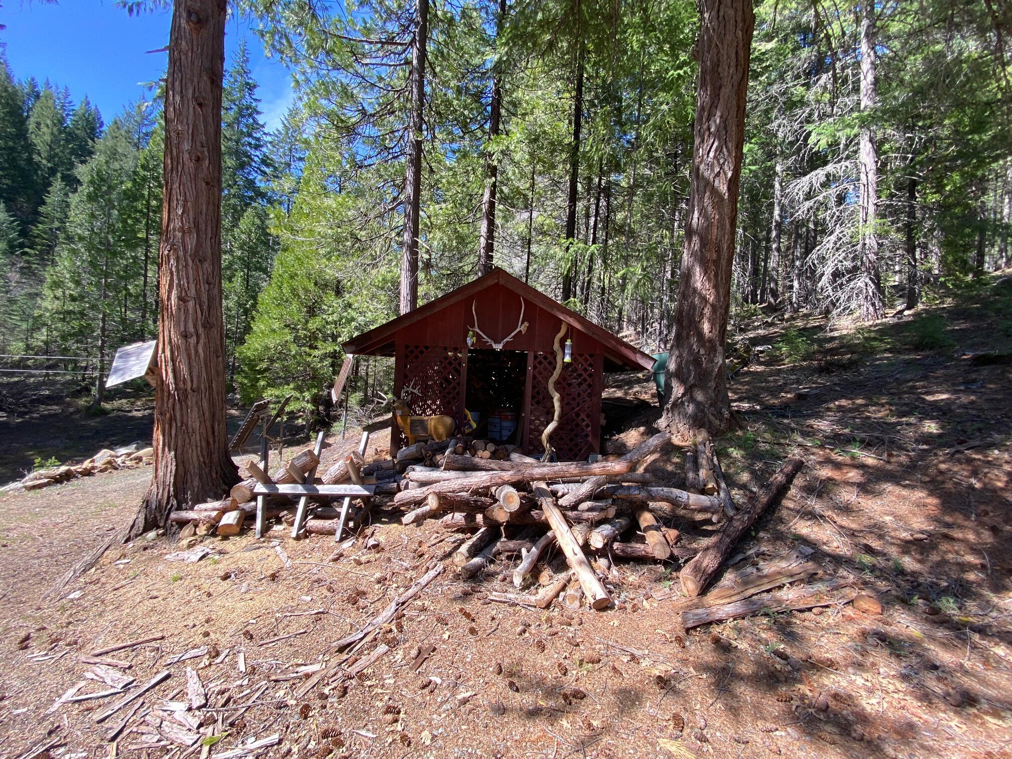 581 Mountain Aire Road Trinity Center, CA 96091 - Photo 38 of 48 Wood shed