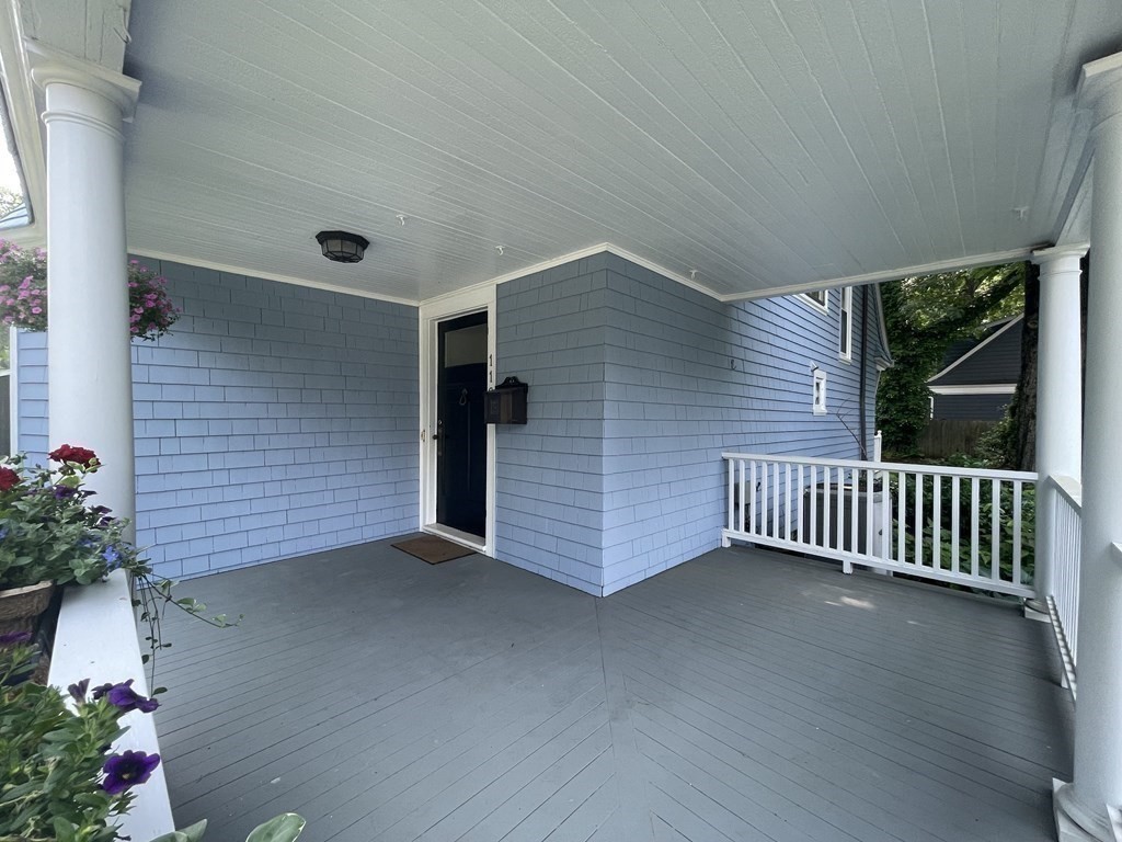 116 Dickerman Road Newton, MA 02461 - Photo 23 of 40 a view of a porch with wooden floor