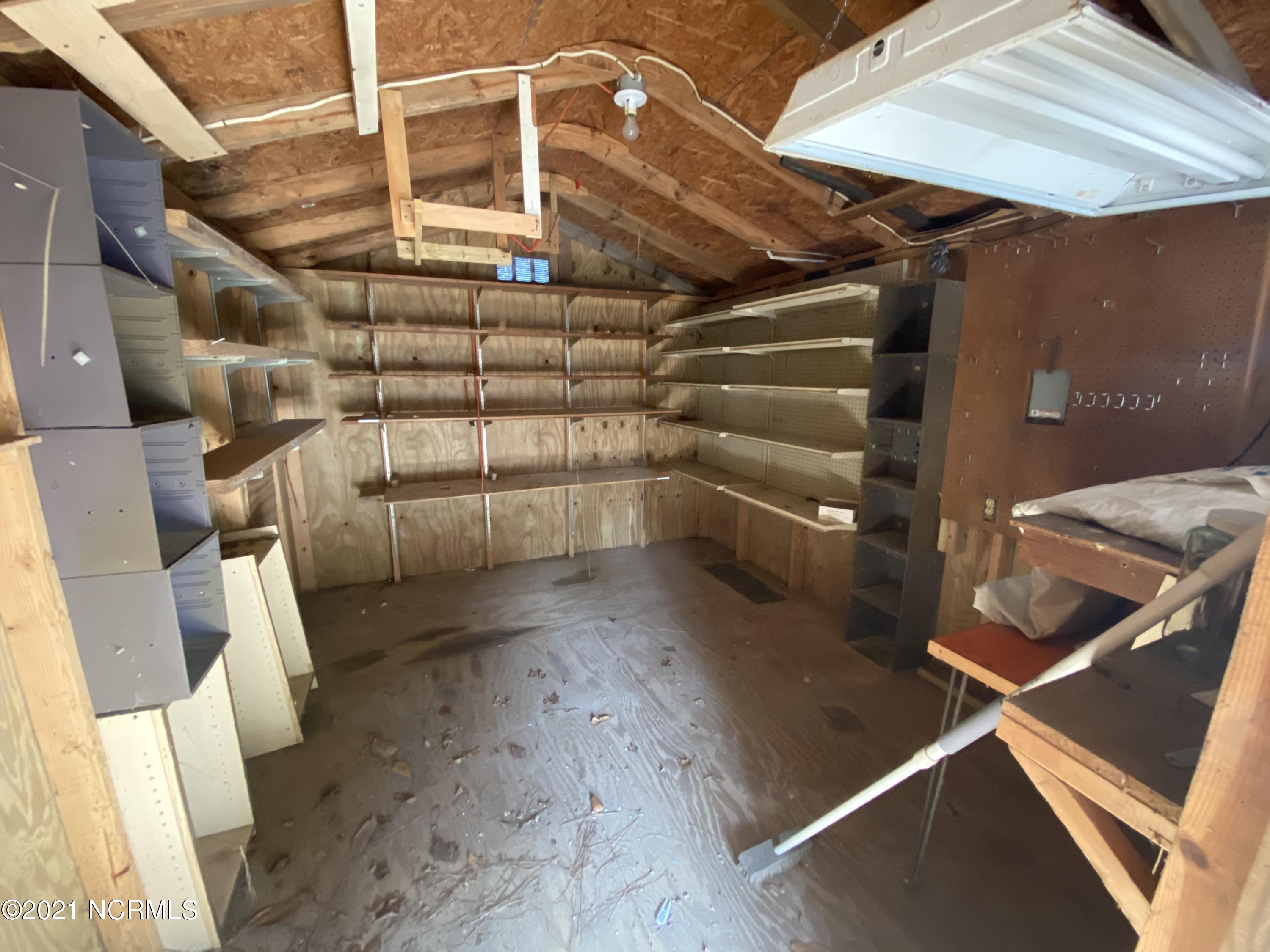 1904 Tryon Road New Bern, NC 28560 - Photo 44 of 53 shed interior