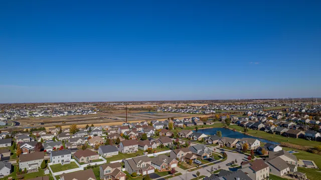 an aerial view of a ocean