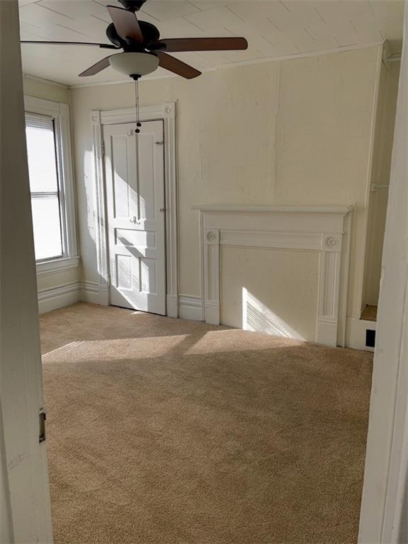 910 Page Street McKees Rocks, PA 15136 - Photo 19 of 25 a view of empty room with ceiling fan
