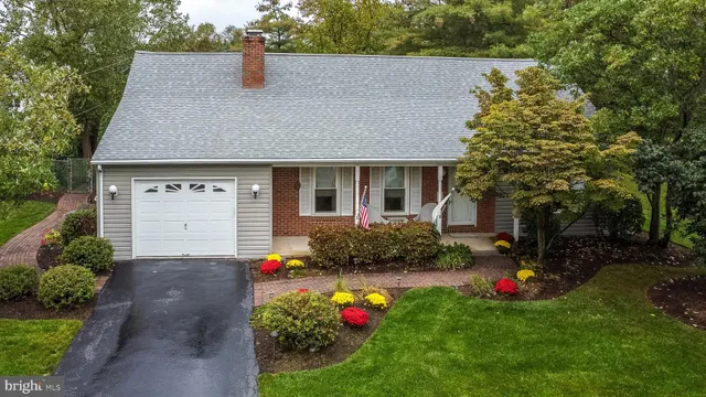 front view of house with an outdoor space