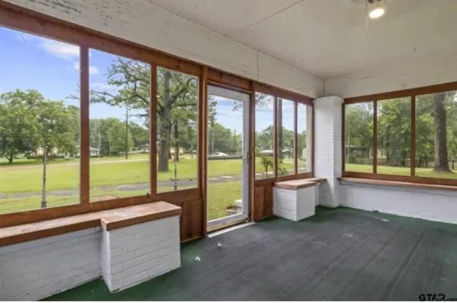 a very nice looking room with a large window