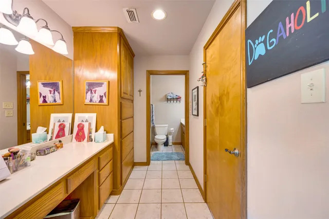 a bathroom with a sink and a shower