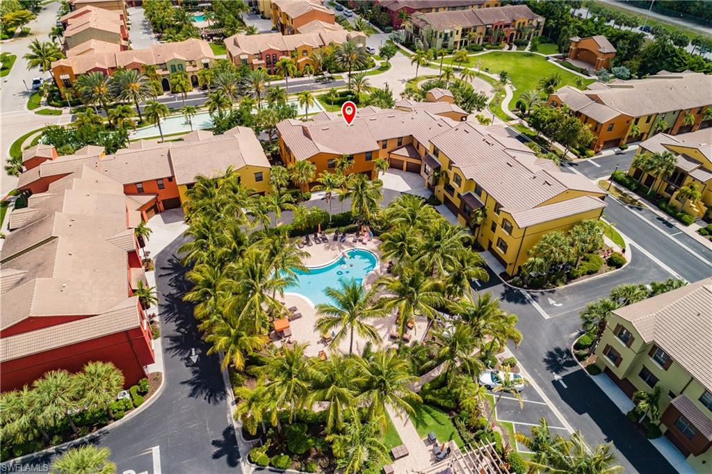 9081 Albion Lane South, Unit 6502 Naples, FL 34113 - Photo 8 of 37 an aerial view of residential houses with outdoor space