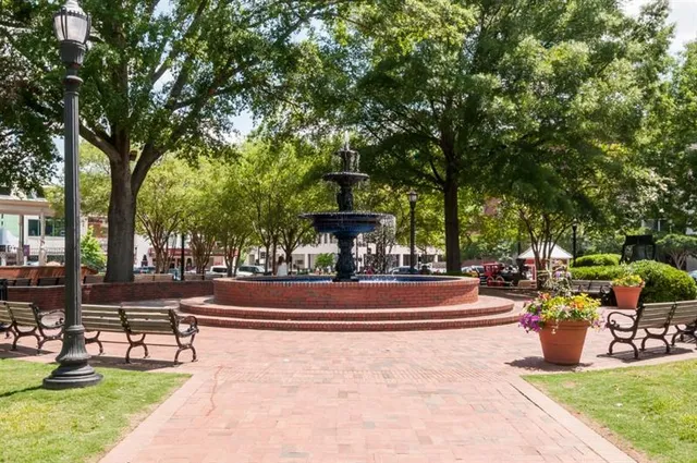 a view of outdoor space with seating area