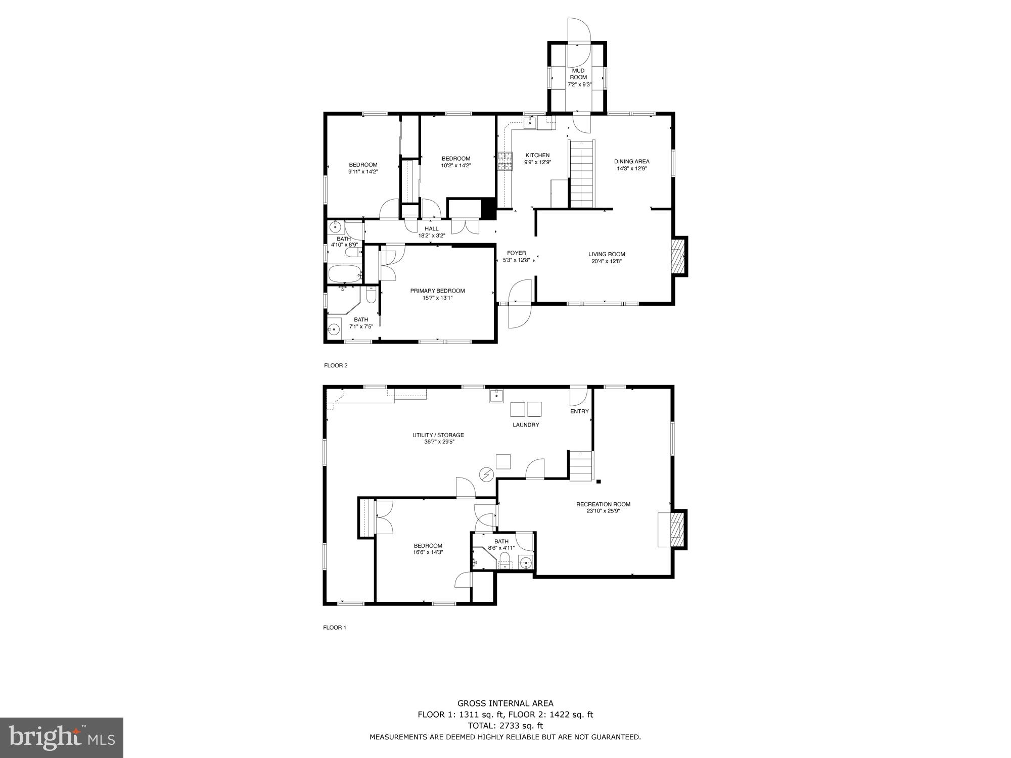 1533 Sinclair Drive McLean, VA 22101 - Photo 42 of 42 Floor Plan