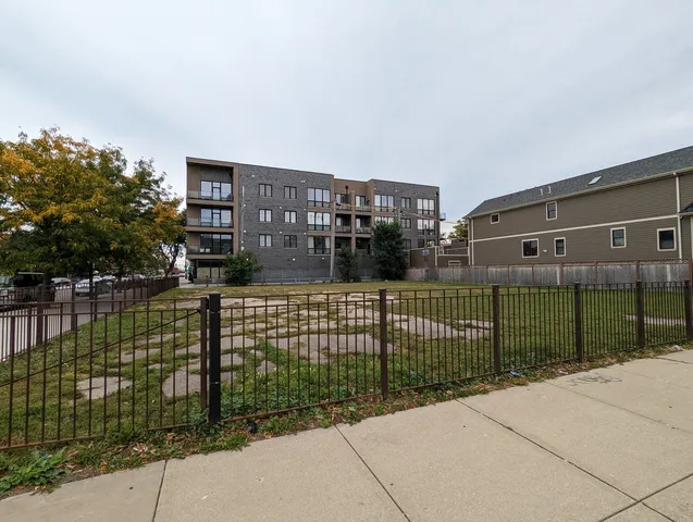 a street view from a balcony