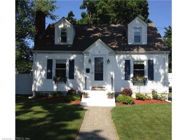 72 Campfield Road Manchester, CT 06040 - Photo 1 of 1 Exterior Front.