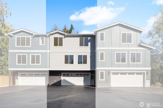 a view of a large white building