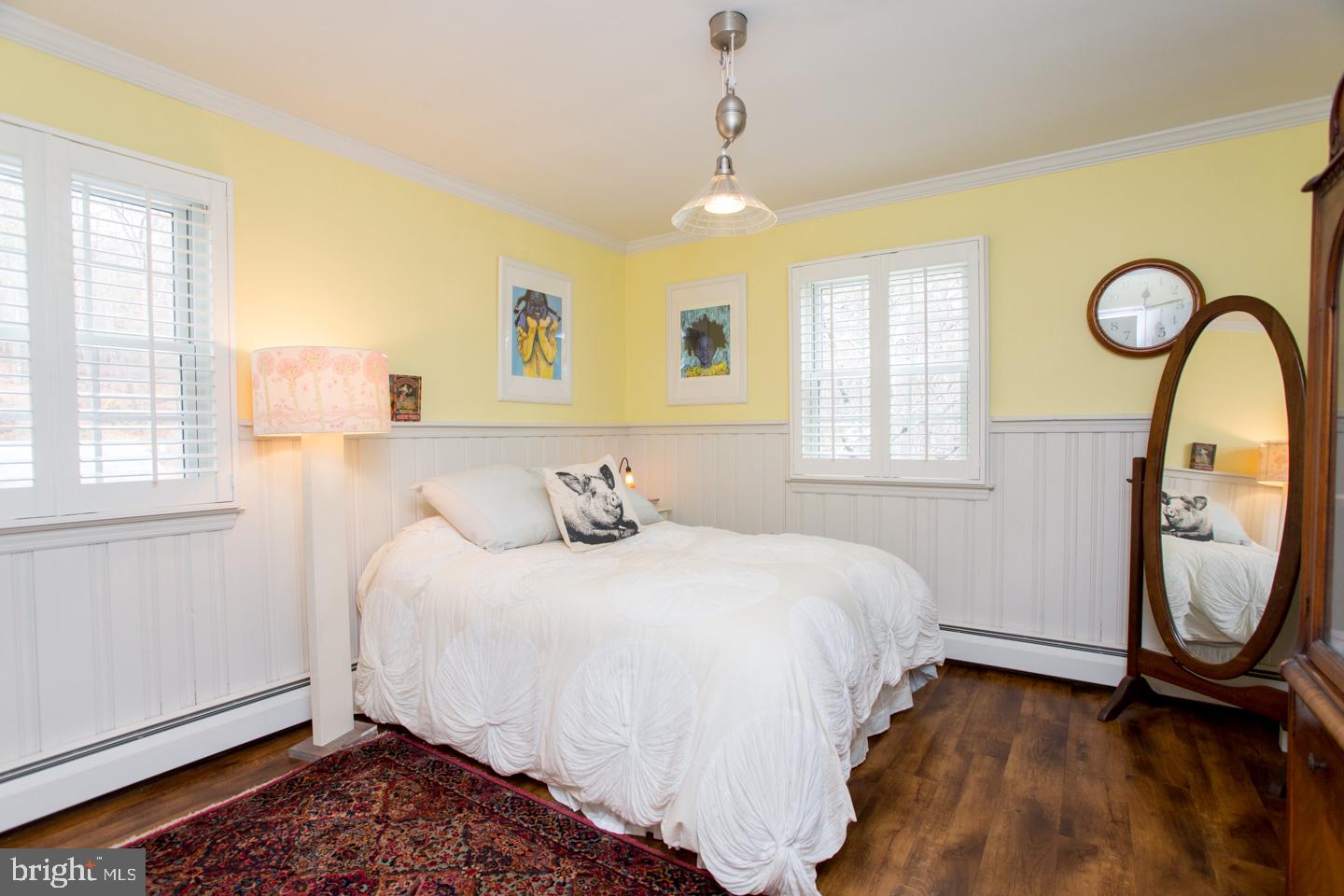 4774 Lower Mountain Road New Hope, PA 18938 - Photo 17 of 26 Bedroom 3 with wainscoting