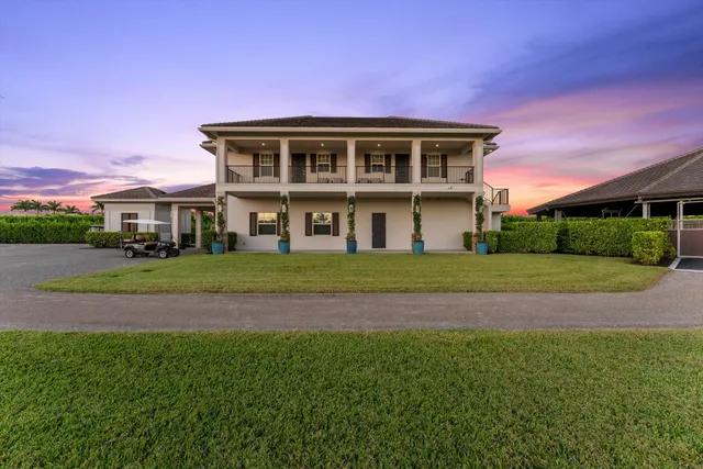 a view of building with yard