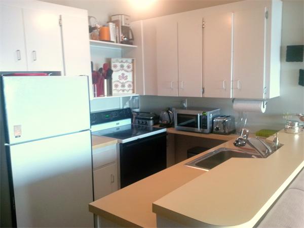 16 Beacon Street, Unit 11 Chelsea, MA 02150 - Photo 10 of 14 a kitchen with a refrigerator a stove a sink and a counter