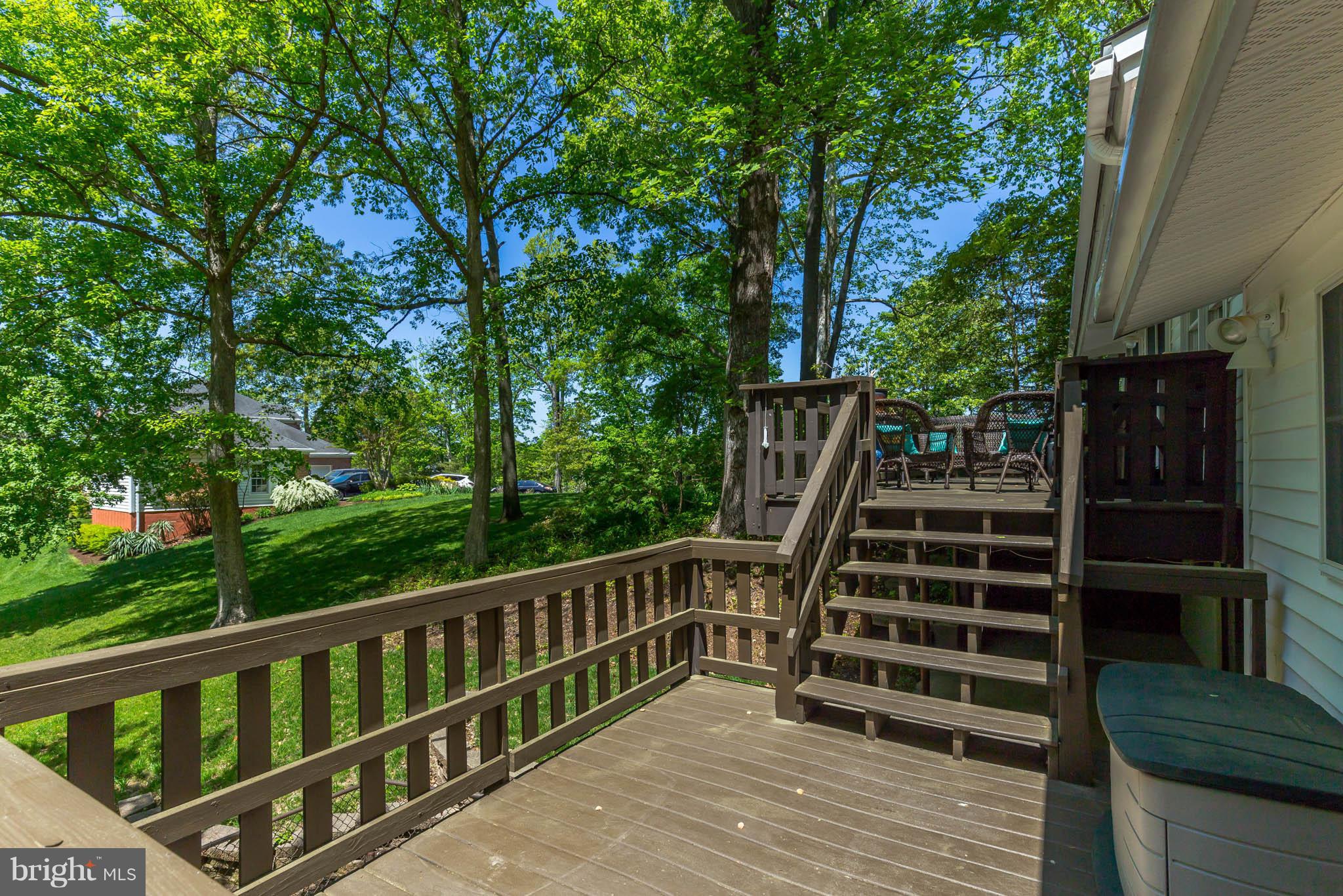 510 Swaggers Point Road Solomons, MD 20688 - Photo 15 of 30 a view of balcony with wooden floor and fence