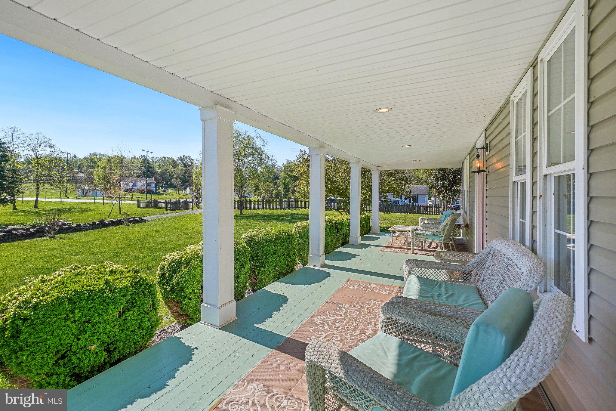 8446 Turnbull Road Warrenton, VA 20186 - Photo 10 of 39 Charming porch with scenic views.