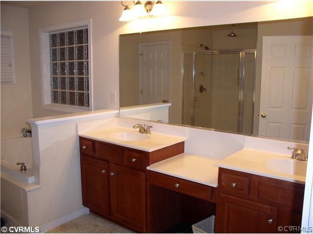 11843 Club Ridge Drive Chester, VA 23836 - Photo 10 of 12 a bathroom with a sink and a mirror