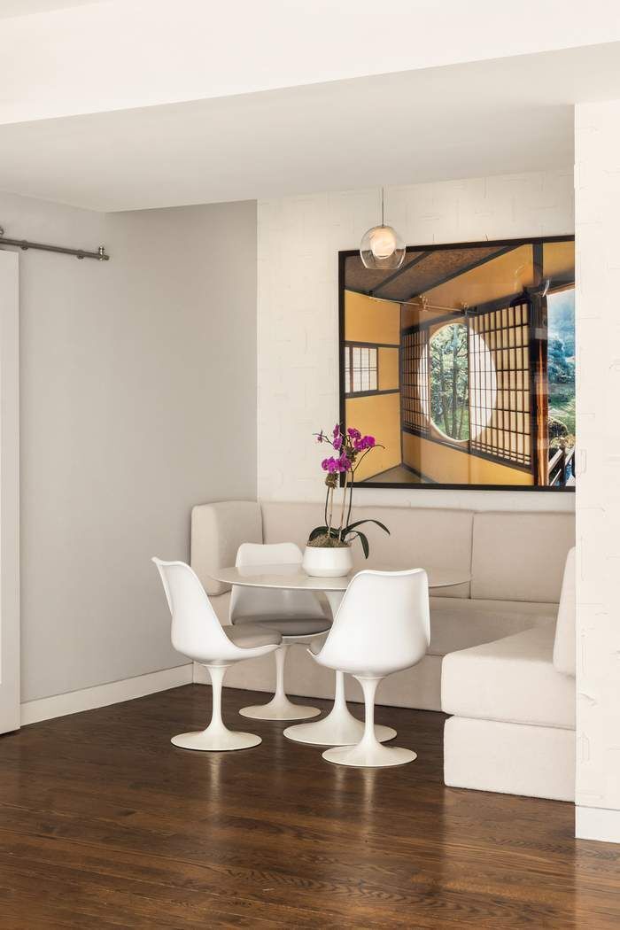 433 East 74th Street, Unit 4A Manhattan, NY 10021 - Photo 10 of 34 a view of a dining room with furniture and wooden floor