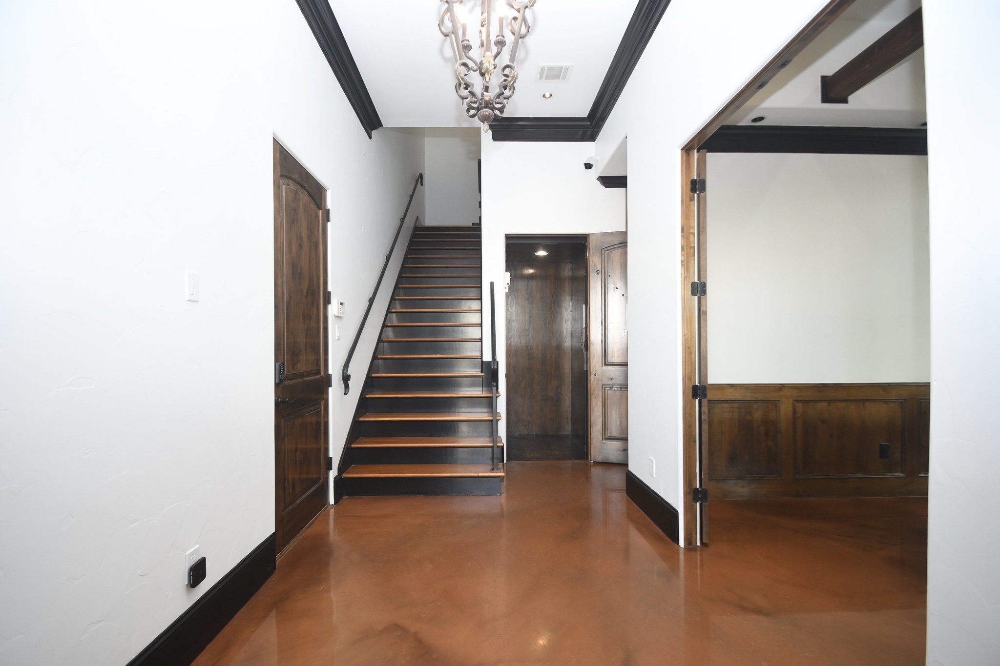 4119 Allen Street Houston, TX 77007 - Photo 23 of 50 a view of entryway and hall with wooden floor
