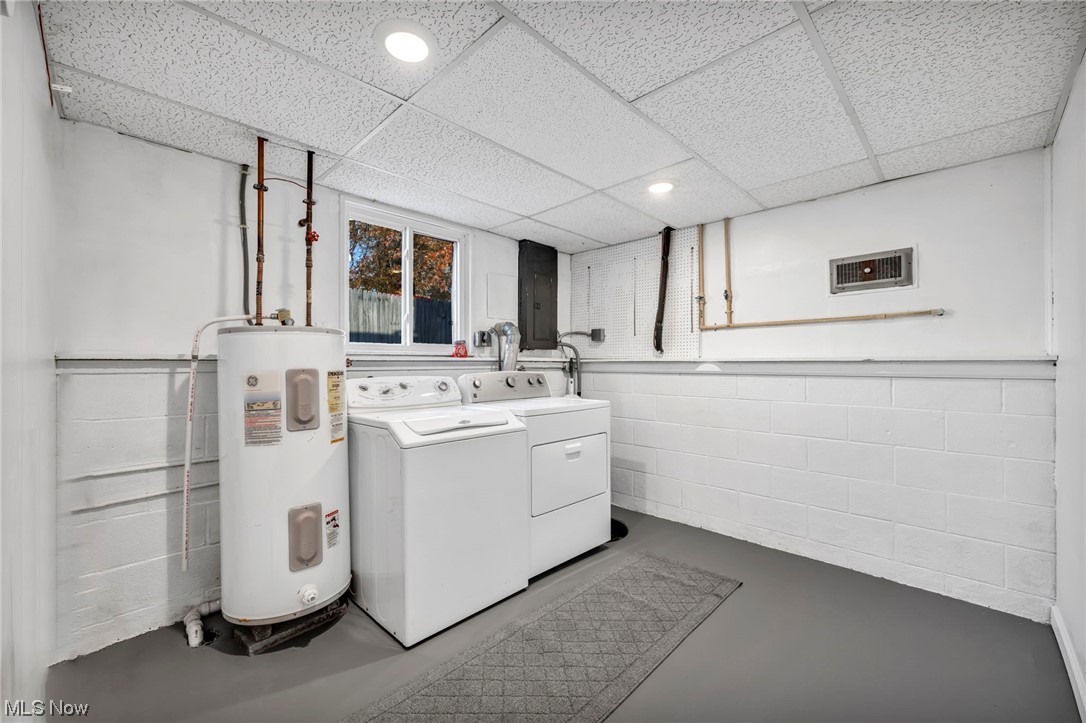 5847 Lear Nagle Road North Ridgeville, OH 44039 - Photo 23 of 29 Hot water tank, washer & dryer