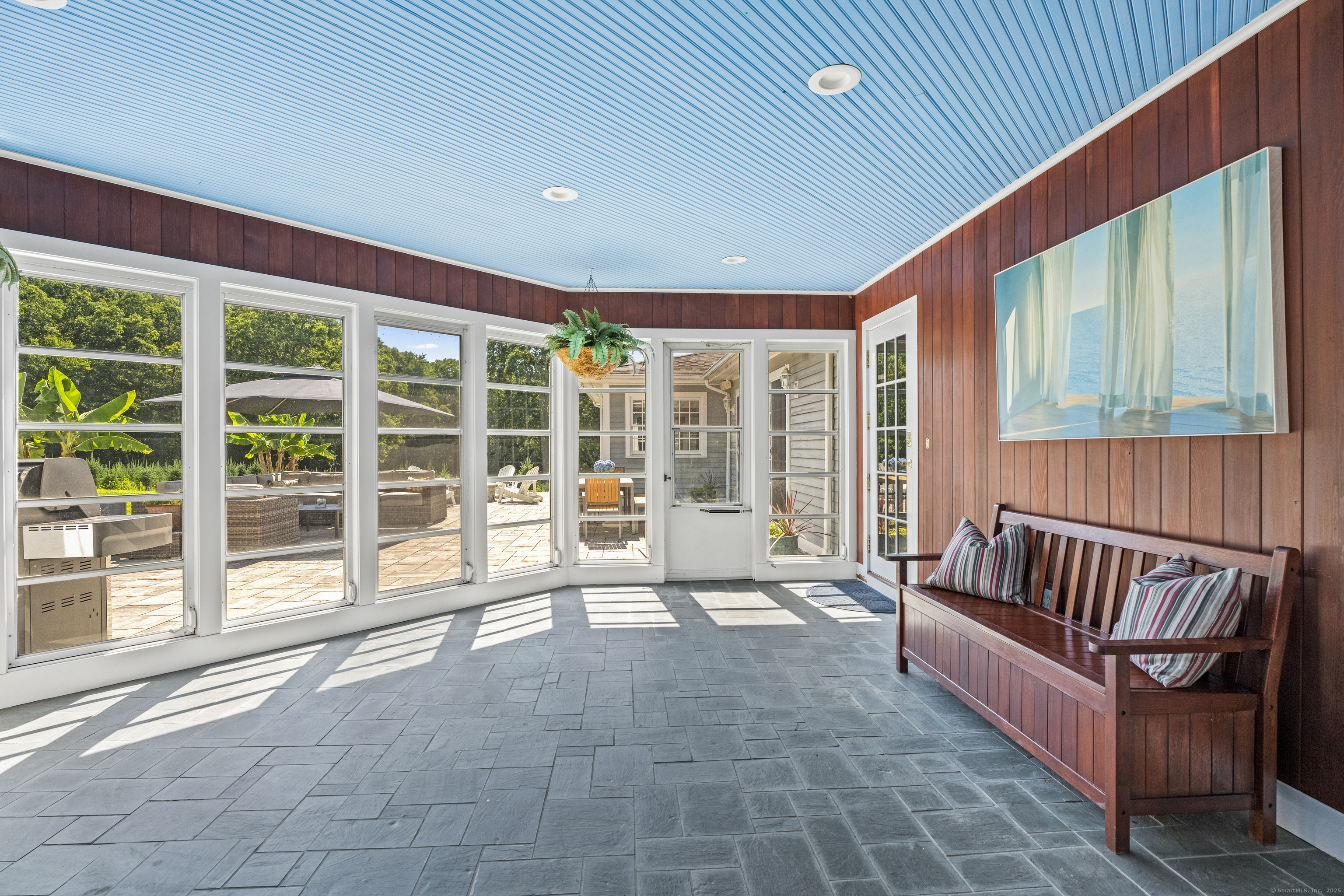 57 Northwest Corner Road Preston, CT 06365 - Photo 6 of 40 a spacious bedroom with a large window and a balcony