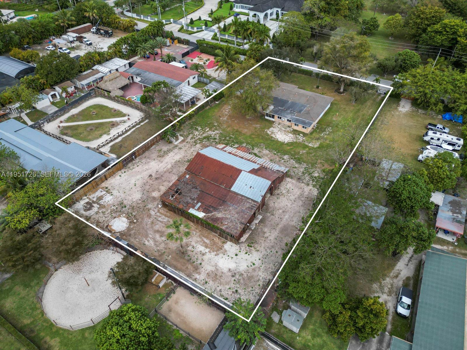 12570 Southwest 45th Street Miami, FL 33175 - Photo 4 of 25 an aerial view of a house