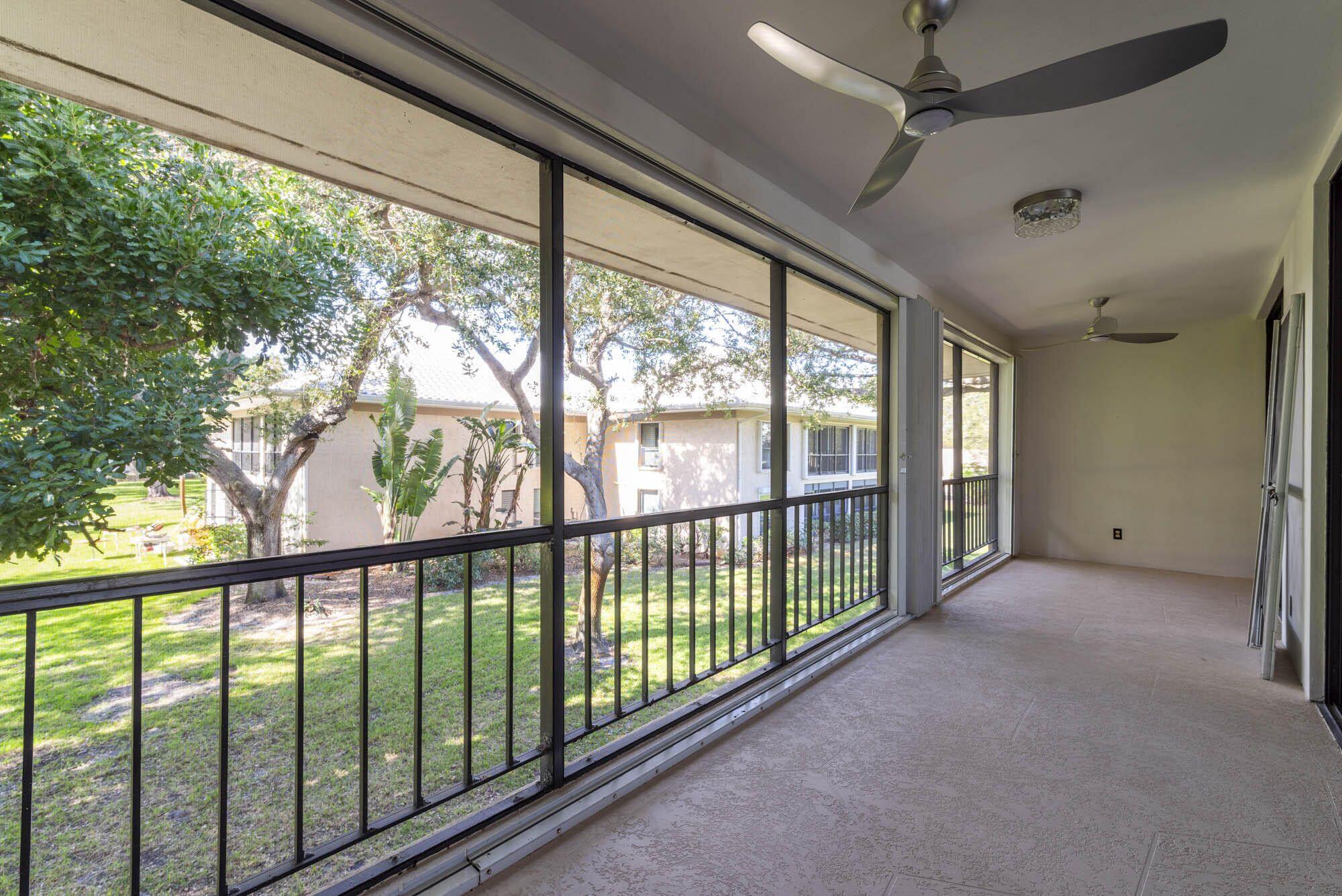 11 Concourse Drive, Unit D Jupiter, FL 33469 - Photo 6 of 9 Covered Balcony