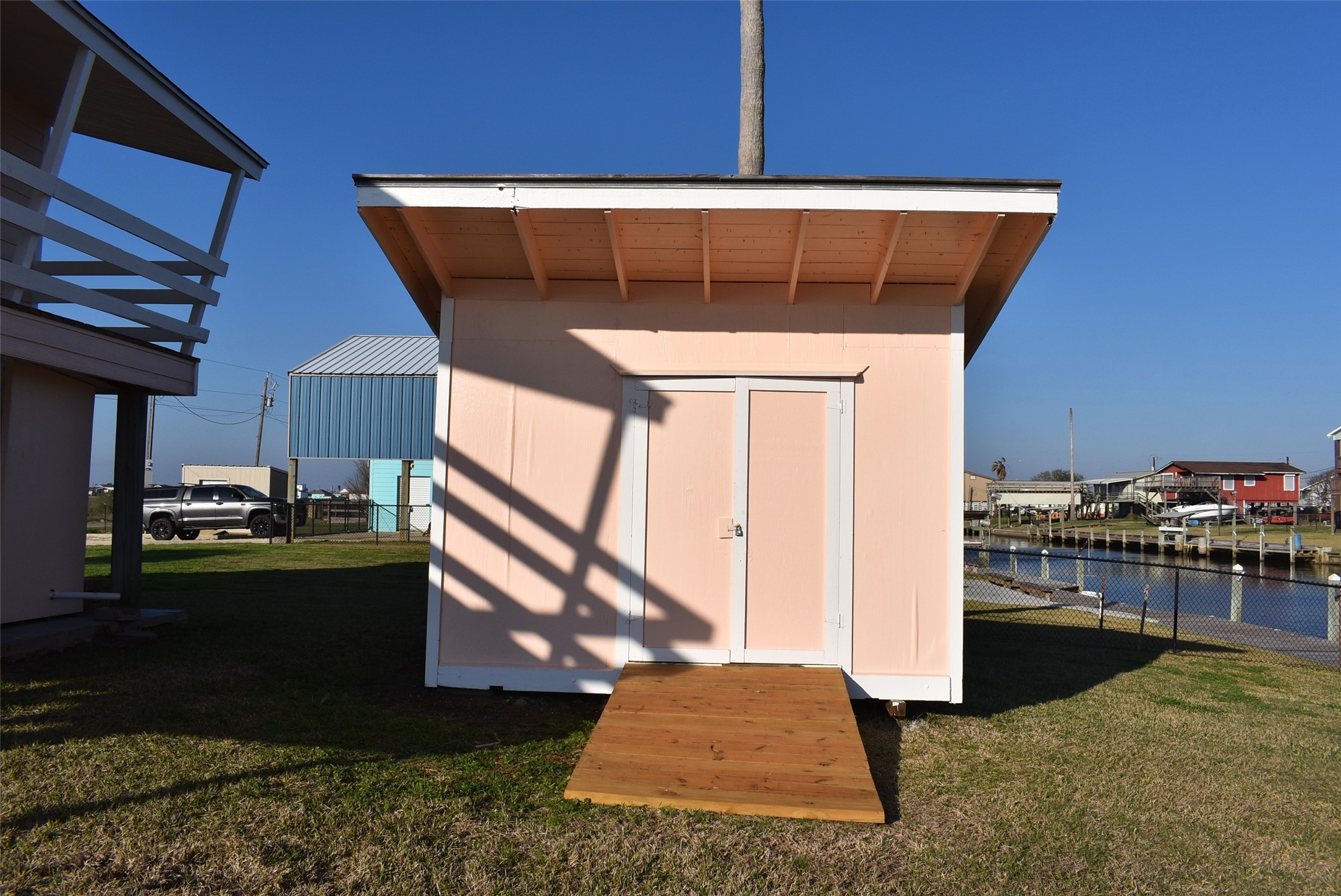 373 Neptune Street Sargent, TX 77414 - Photo 13 of 30 Storage shed