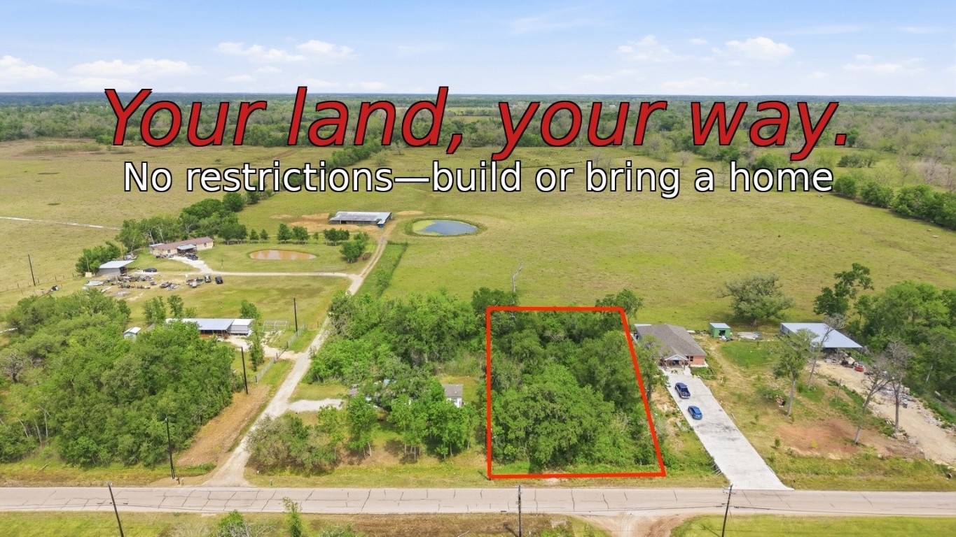 NO RESTRICTIONS! Build or bring a mobile home!