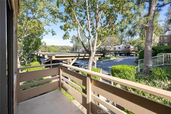 a view of a cars parking space