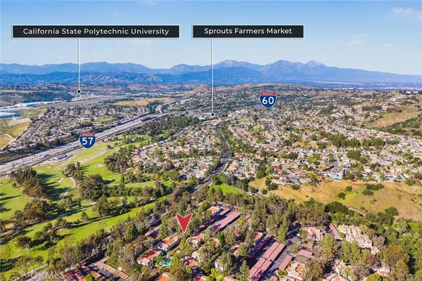 a view of a swimming pool with an outdoor space
