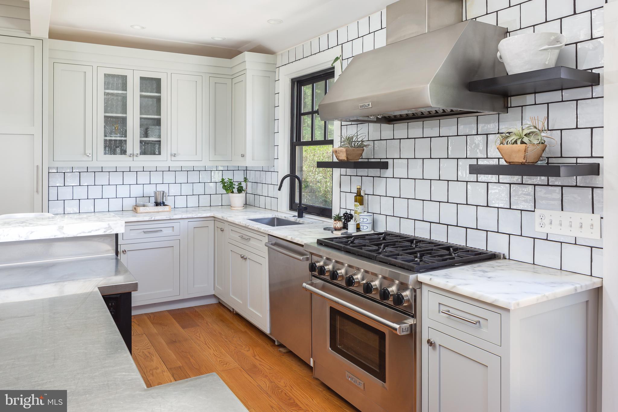 116 Llanfair Road Ardmore, PA 19003 - Photo 16 of 61 Renovated Kitchen w/ Custom Cabinetry