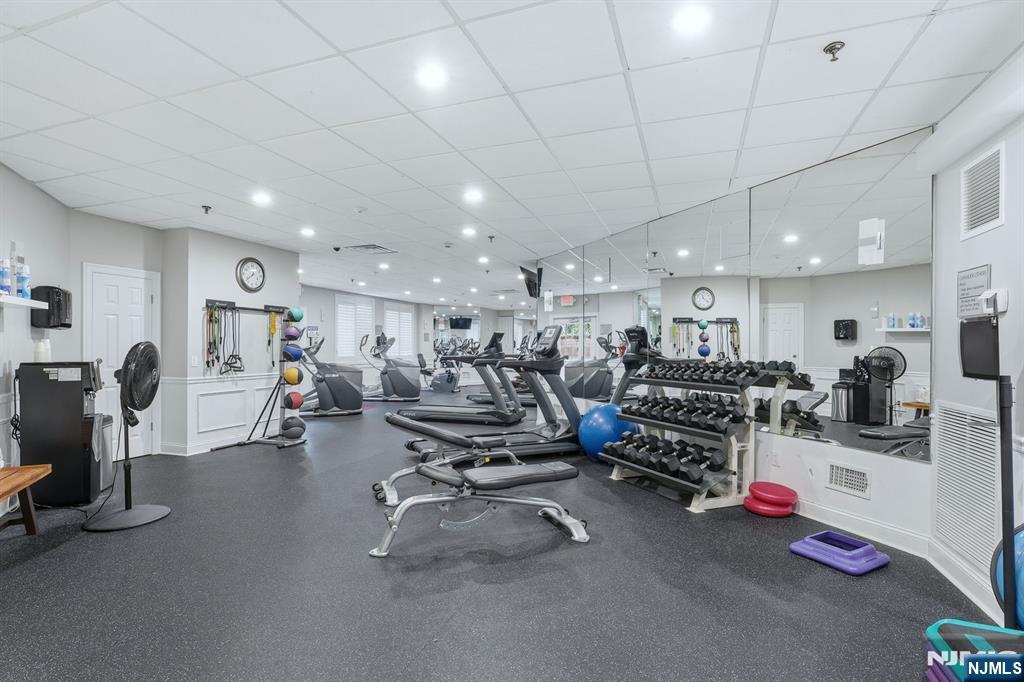 204 Bearwoods Road Park Ridge, NJ 07656 - Photo 37 of 39 a view of a room with gym equipment