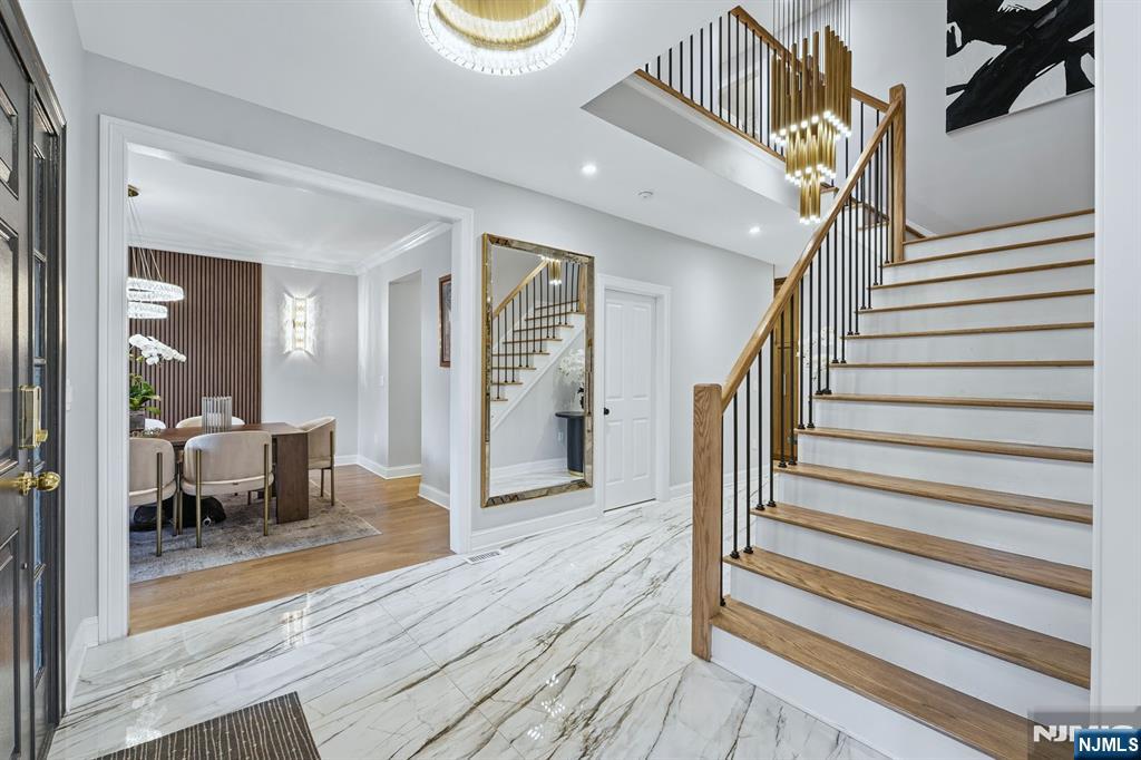 204 Bearwoods Road Park Ridge, NJ 07656 - Photo 4 of 39 a view of entryway livingroom and hall with wooden floor