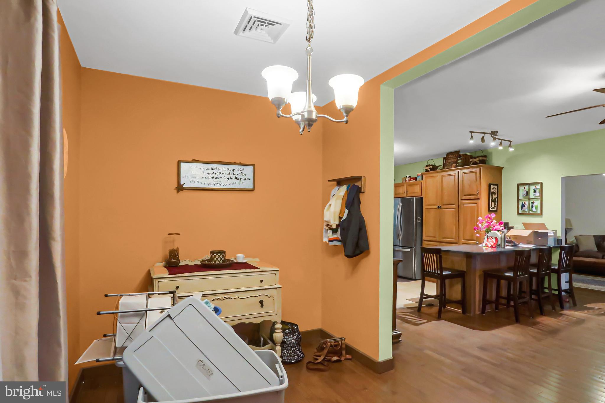 318 West Main Street Valley View, PA 17983 - Photo 18 of 46 a view of a workspace with furniture and a chandelier