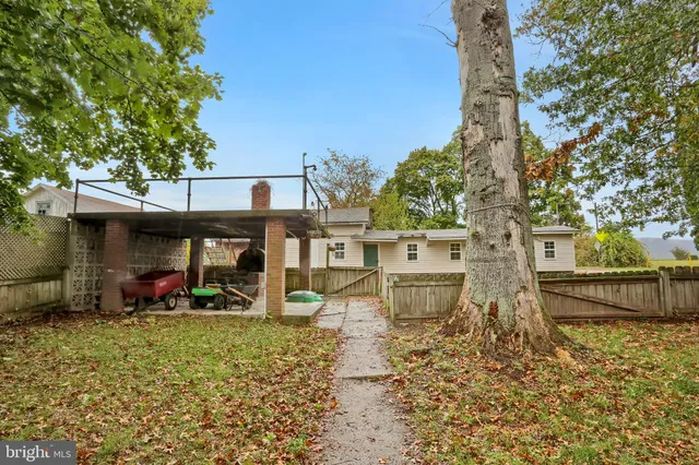a view of porch with seating space