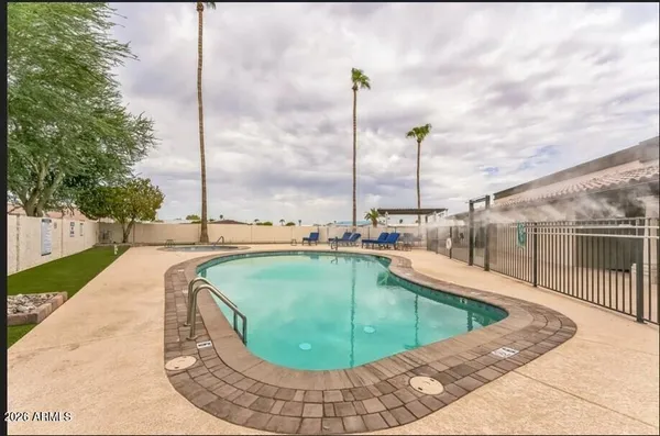 a view of a swimming pool