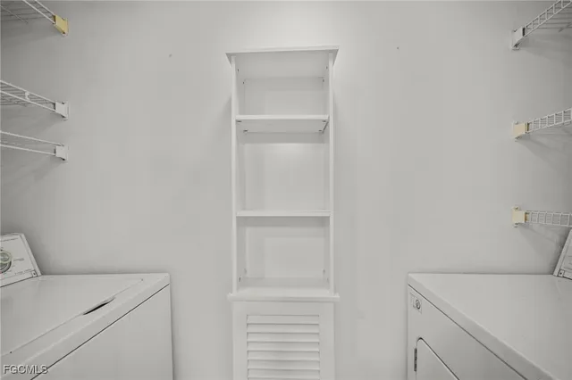 a utility room with a sink