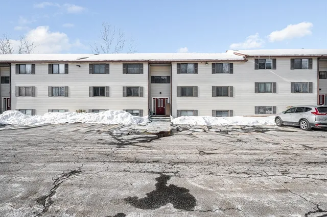 a view of building with ocean view