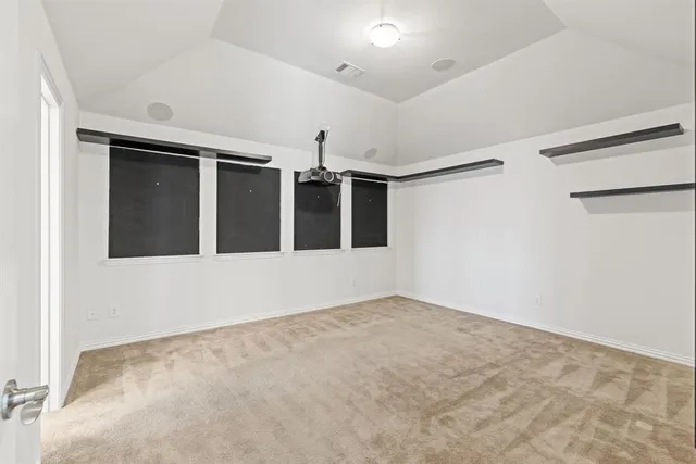 a view of an empty room