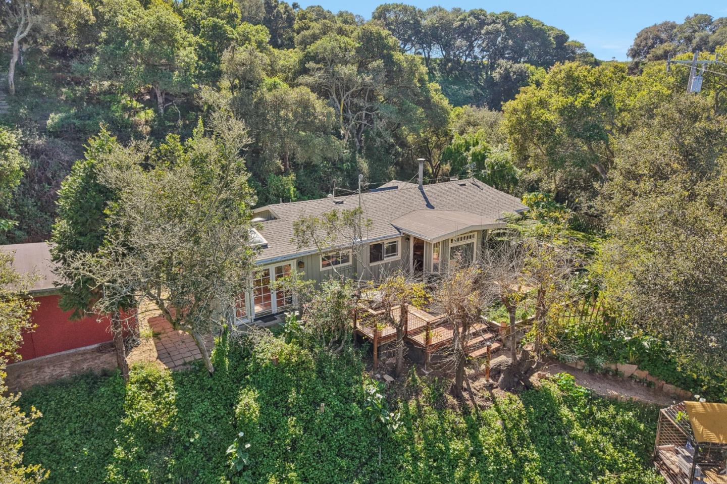 122 Strawberry Road Watsonville, CA 95076 - Photo 44 of 57 an aerial view of a house with a yard