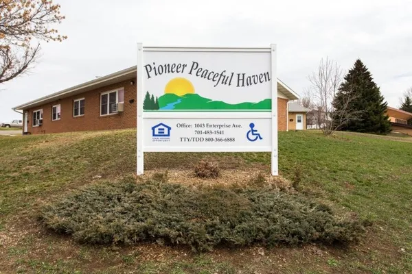 a sign on the side of a building