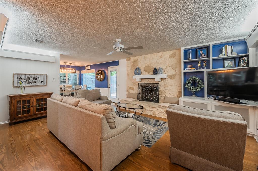 2003 Edgebrook Court Arlington, TX 76015 - Photo 13 of 40 a living room with furniture and a flat screen tv