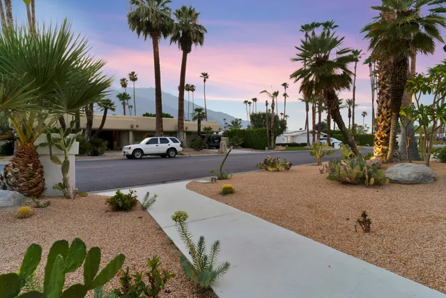 a view of balcony with a potted plant